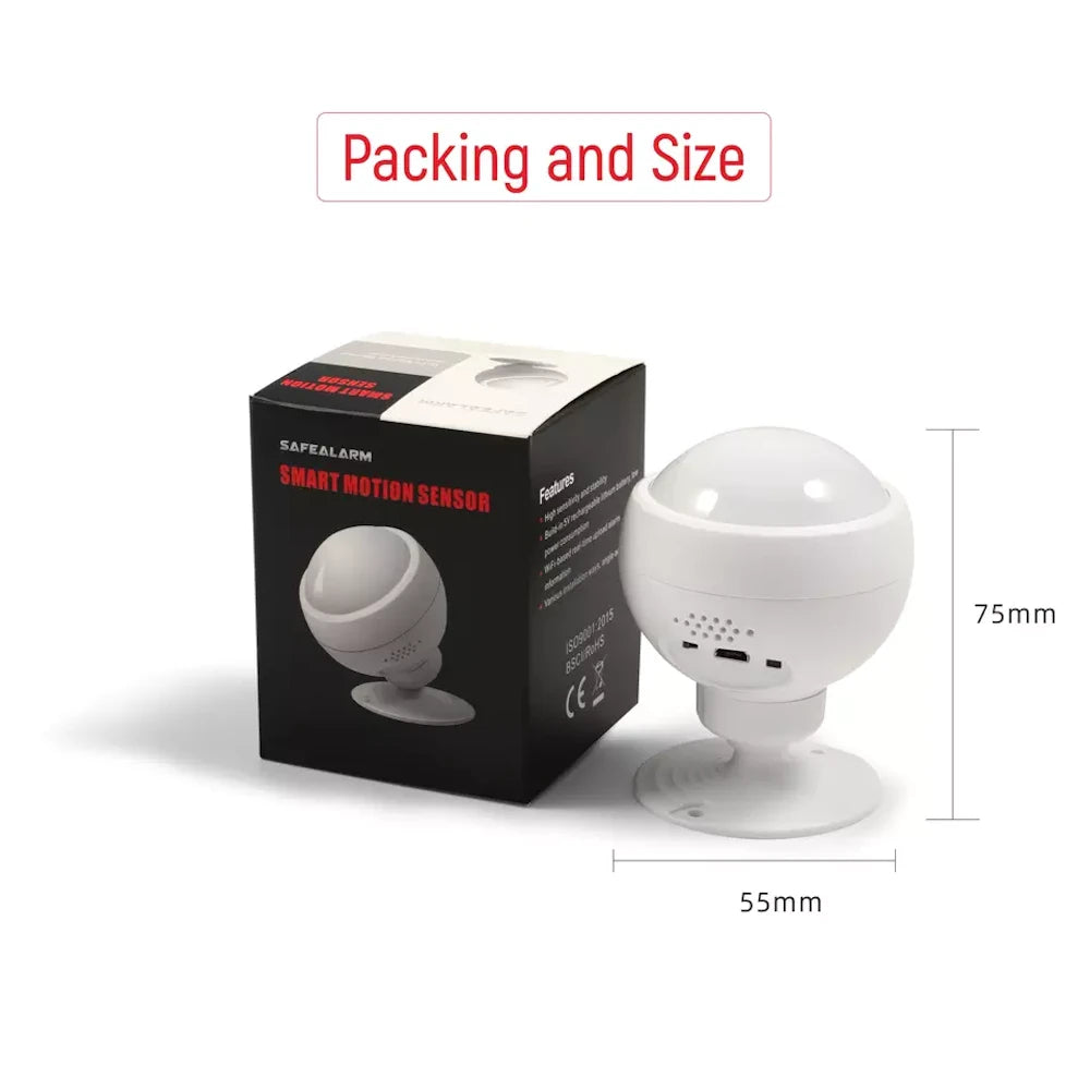 Rechargeable Zigbee PIR Motion Sensor | Smart Home Security Australia | Smart Home Automation