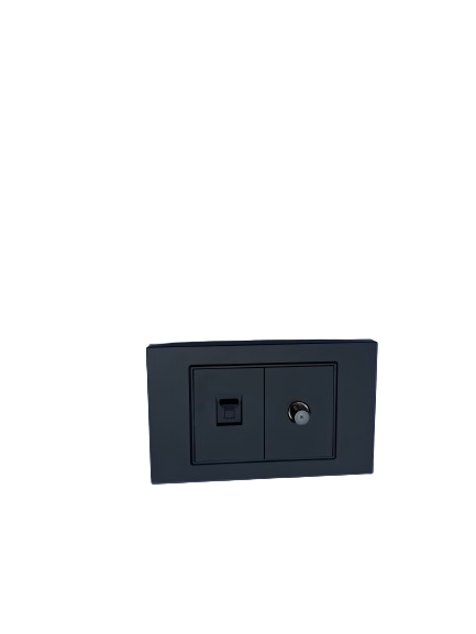 Data RJ45 TV Outlet smart switch style