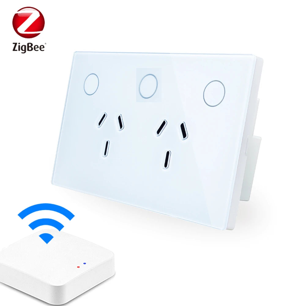 EyZEE® Zigbee Double Power Points | GPO Power Outlet Series