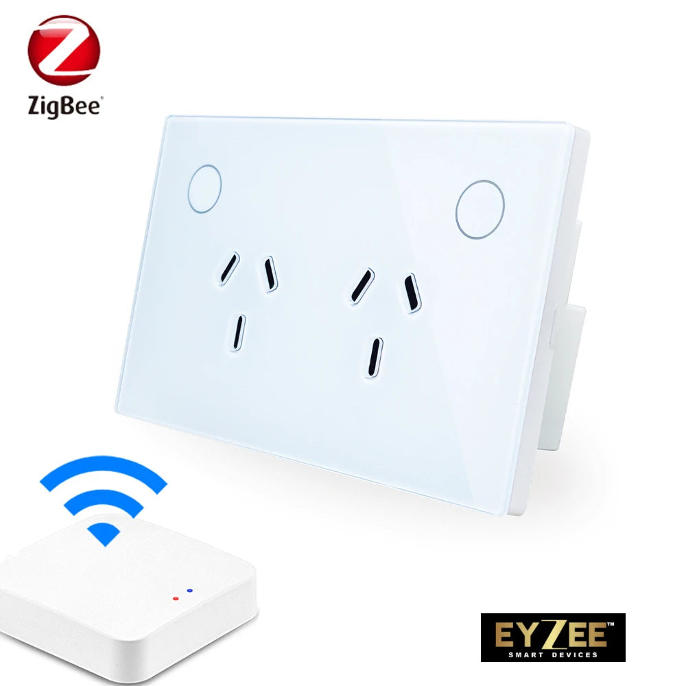 EyZEE® Zigbee Double Power Points | GPO Power Outlet Series