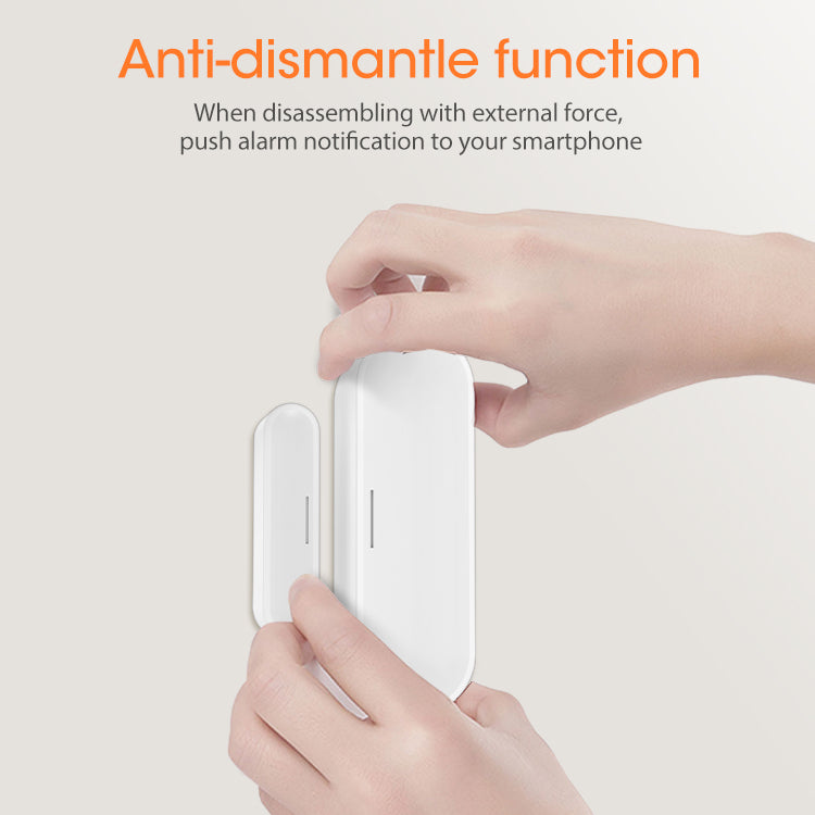 Black or White Zigbee Door Sensor | Smart Window Contact Sensor | HomeKit Compatible