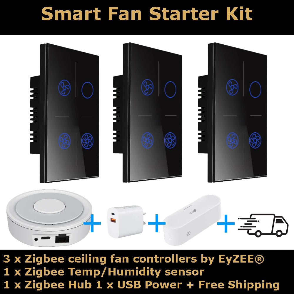 Ceiling Fan Smart Switch Upgrade Kit by EyZEE®