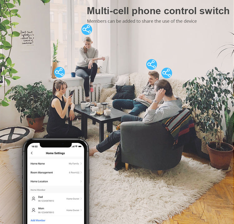Share app control with family