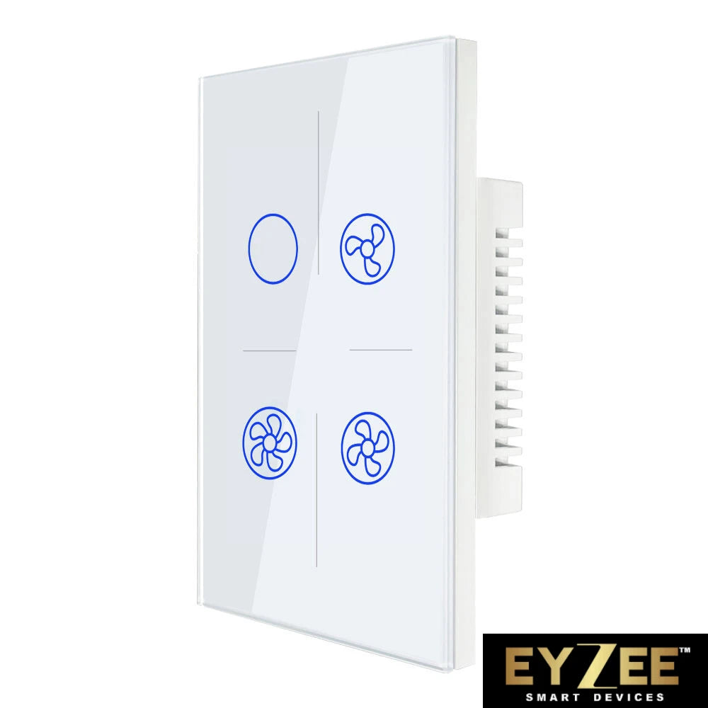 Smart DC Ceiling Fan Bundle: 3-Room Climate Control Solution with Zigbee Automation by EyZEE®