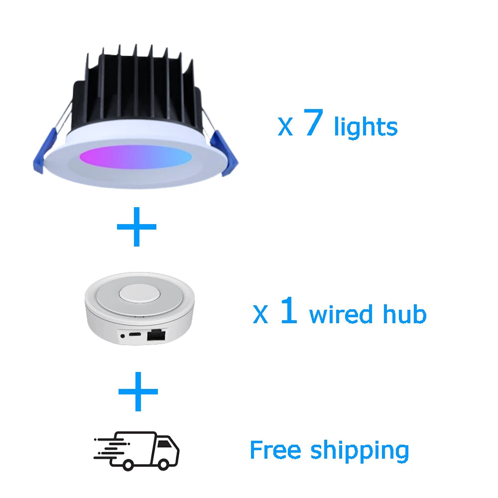 Transform Your Home with Smart Downlights - Complete 90mm Starter Kit EyZEE