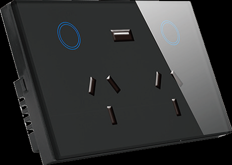 EyZEE® Zigbee Double Power Points | GPO Power Outlet Series