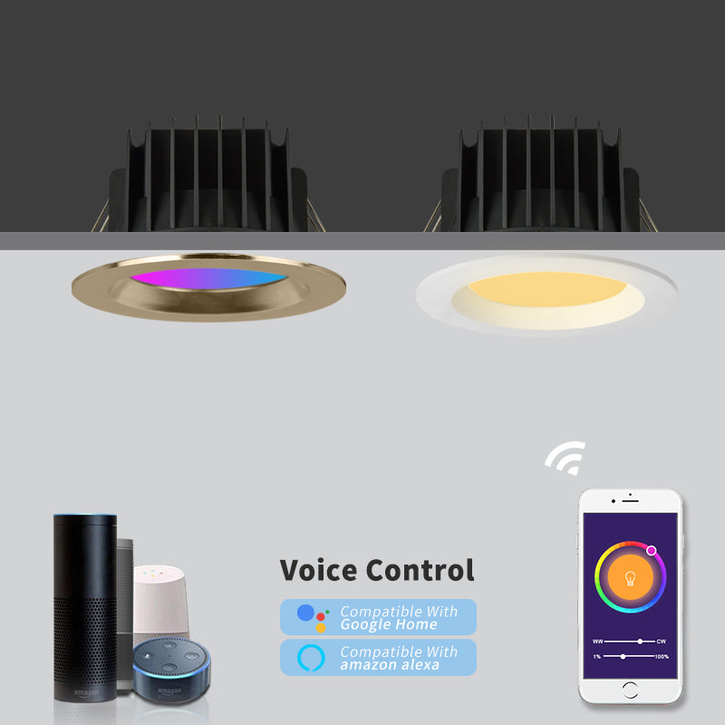 90mm Zigbee Smart Downlight Australia - EyZEE® RGB Colour