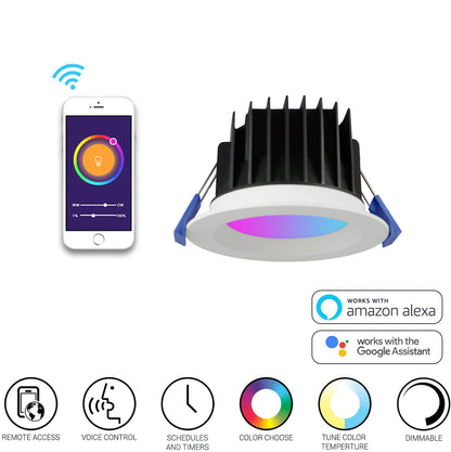 Smart colour 90mm downlight builder packs, best value