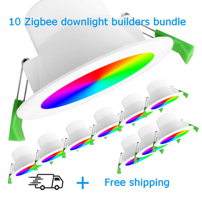 Zigbee 70mm smart downlight builder packs