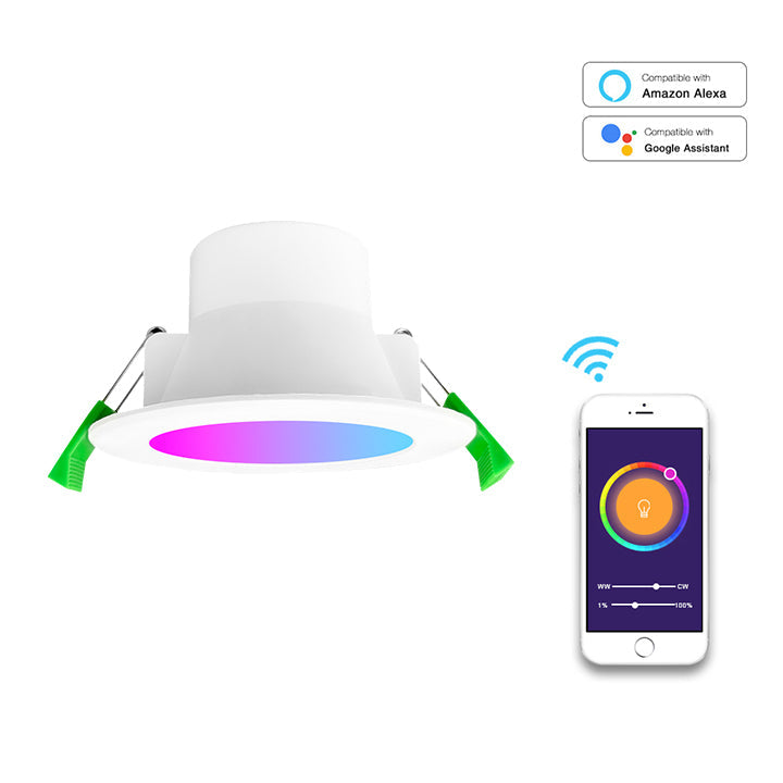 Vibrant Ambiance Zigbee 70mm smart ceiling down lights by EyZEE