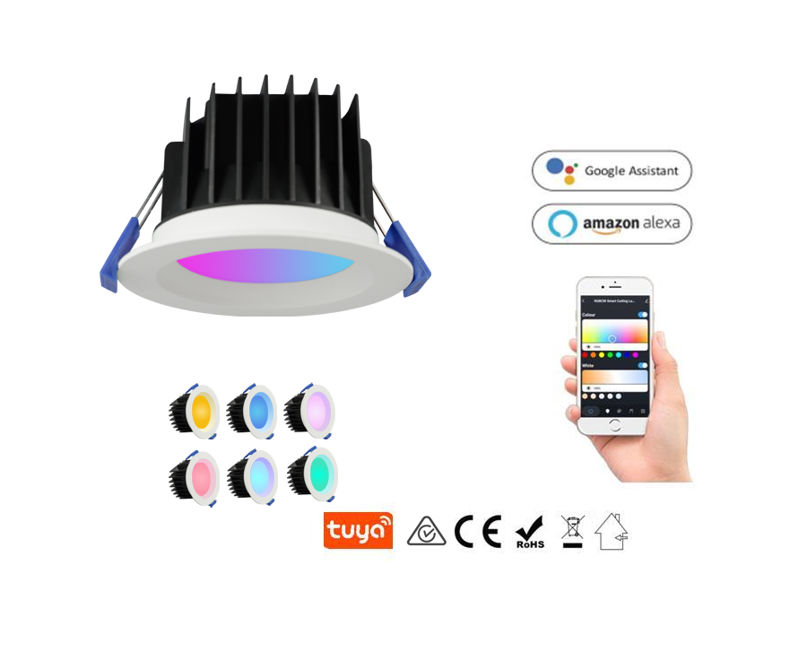 Smart colour 90mm downlight builder packs, best value