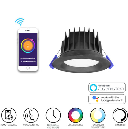 90mm Zigbee Smart Downlight Australia - EyZEE® RGB Colour