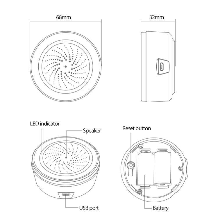 Zigbee siren alarm packs some punch