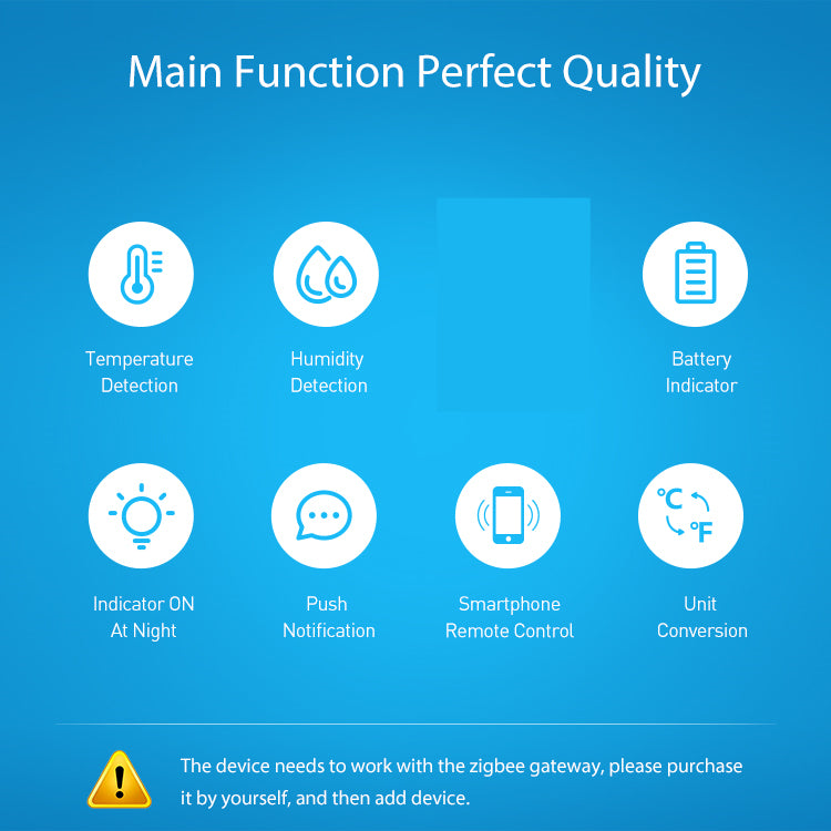Zigbee Temp & Humidity sensor LCD, HomeKit, Alexa, Google