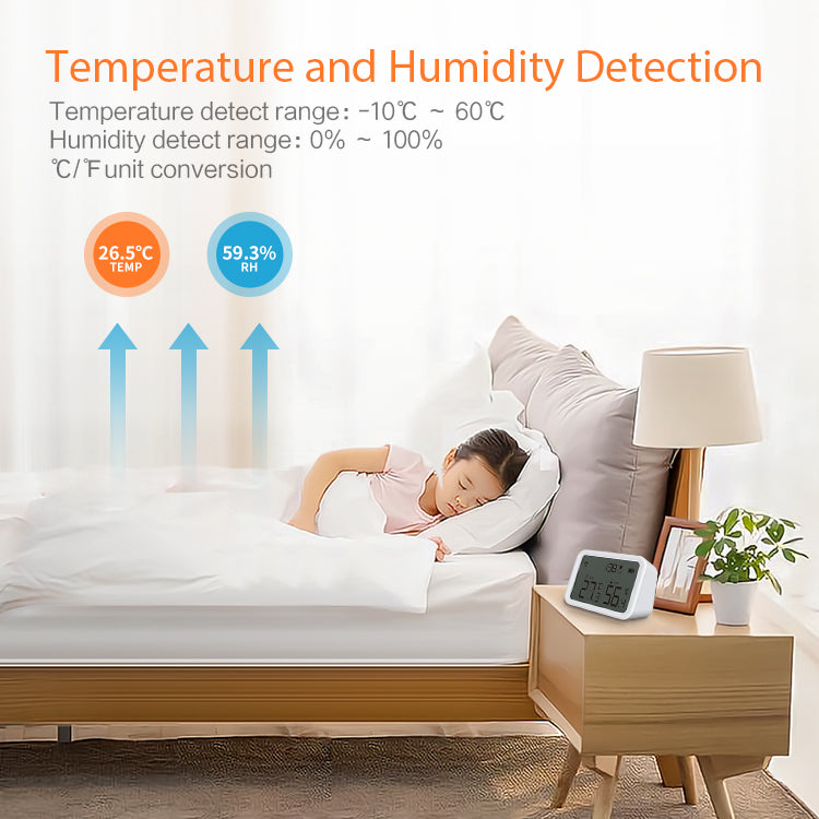 Zigbee Temp & Humidity sensor LCD, HomeKit, Alexa, Google