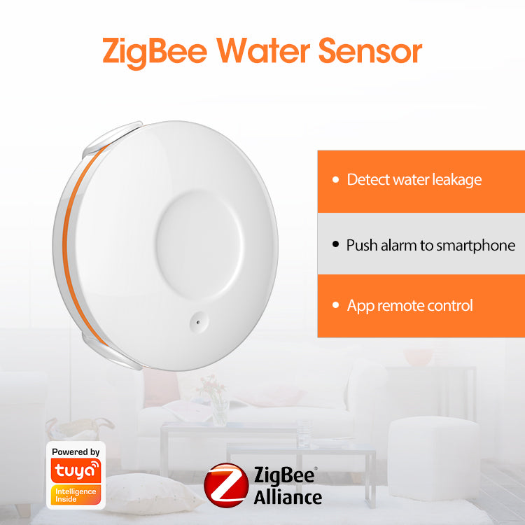 Zigbee water sensor push alarm