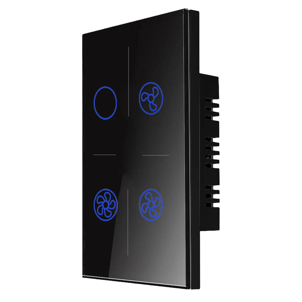 FAN LIGHT SWITCH Zigbee fan light 3 speed smart touch switch HomeKit