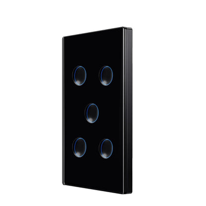 FACEPLATE ONLY | Scalloped Button (Gloss Glass) | Small Detail, Big Upgrade