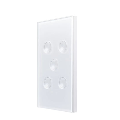 FACEPLATE ONLY | Scalloped Button (Gloss Glass) | Small Detail, Big Upgrade