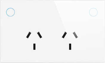 EyZEE® Zigbee Double Power Points | GPO Power Outlet Series