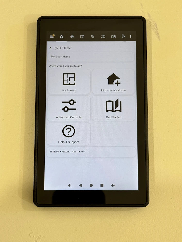 EyZEE-Home wall touch screen controller