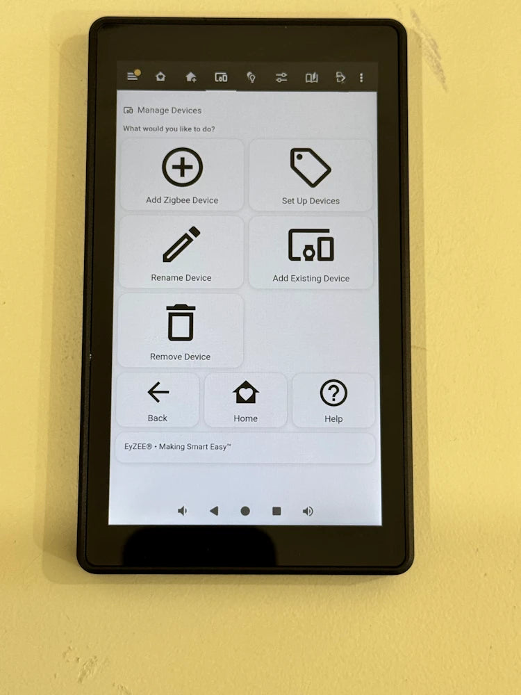 EyZEE-Home wall touch screen controller