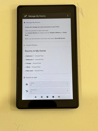EyZEE-Home wall touch screen controller