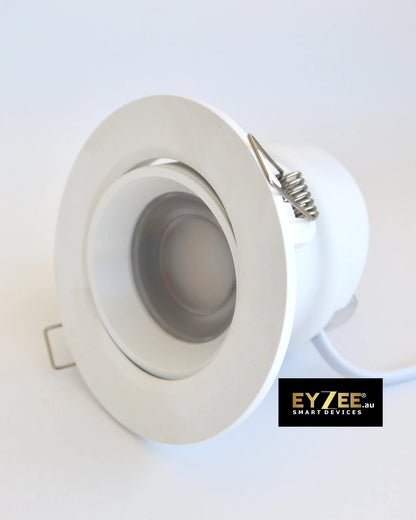 EyZEE® 90mm Smart Gimbal Downlights — 6 Light Value Pack + Hub