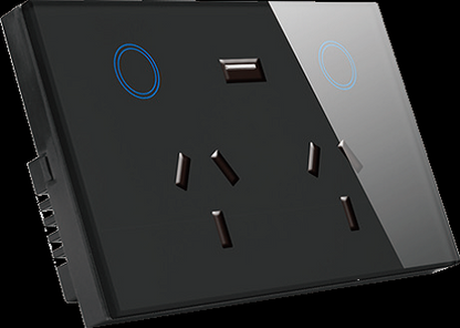EyZEE® Zigbee Double Power Points | GPO Power Outlet Series