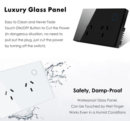 Luxury glass splash proof