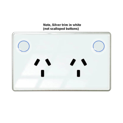 EyZEE® Zigbee Double Power Points | GPO Power Outlet Series